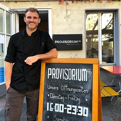 Stefan Wälti neuer Küchenchef im Provisorium46
