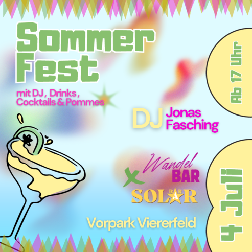 Wandelbar x Bar Solar: Sommer Fest